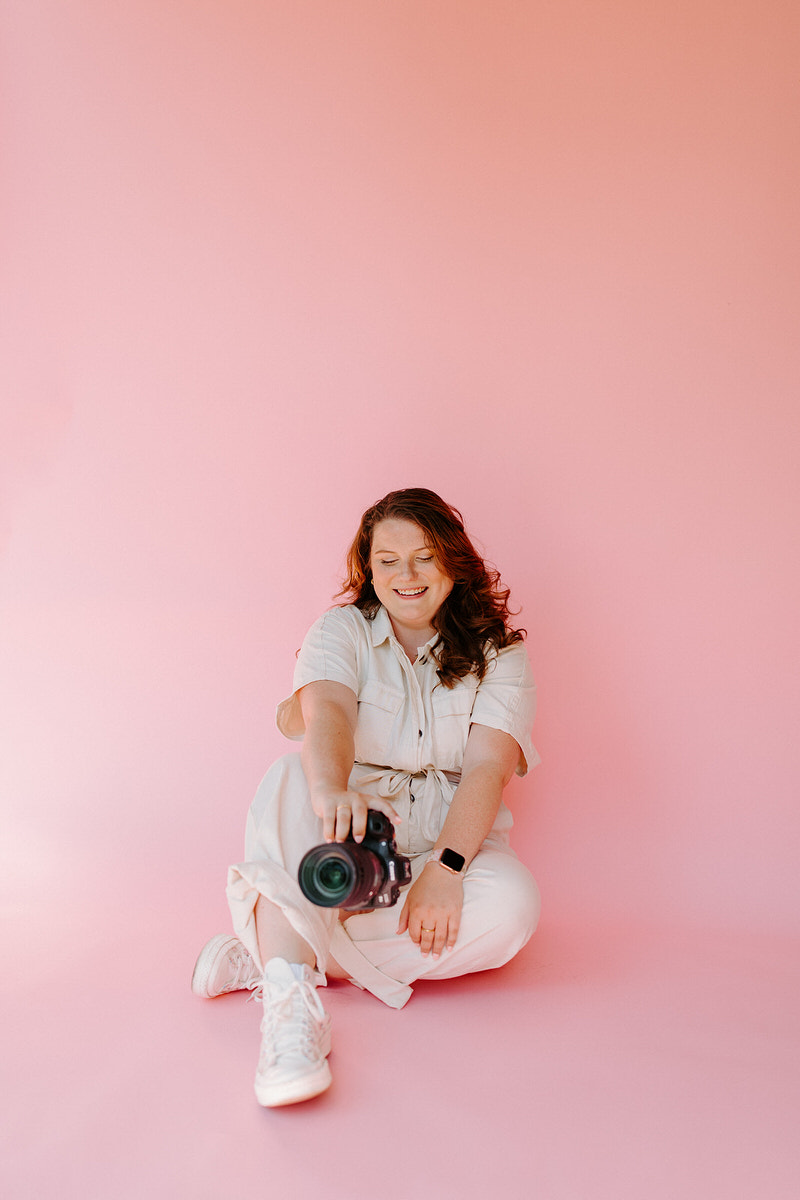 Corporate branding photography with professional styling